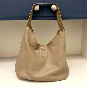 Tory Burch slouchy grey purse shoulder bag